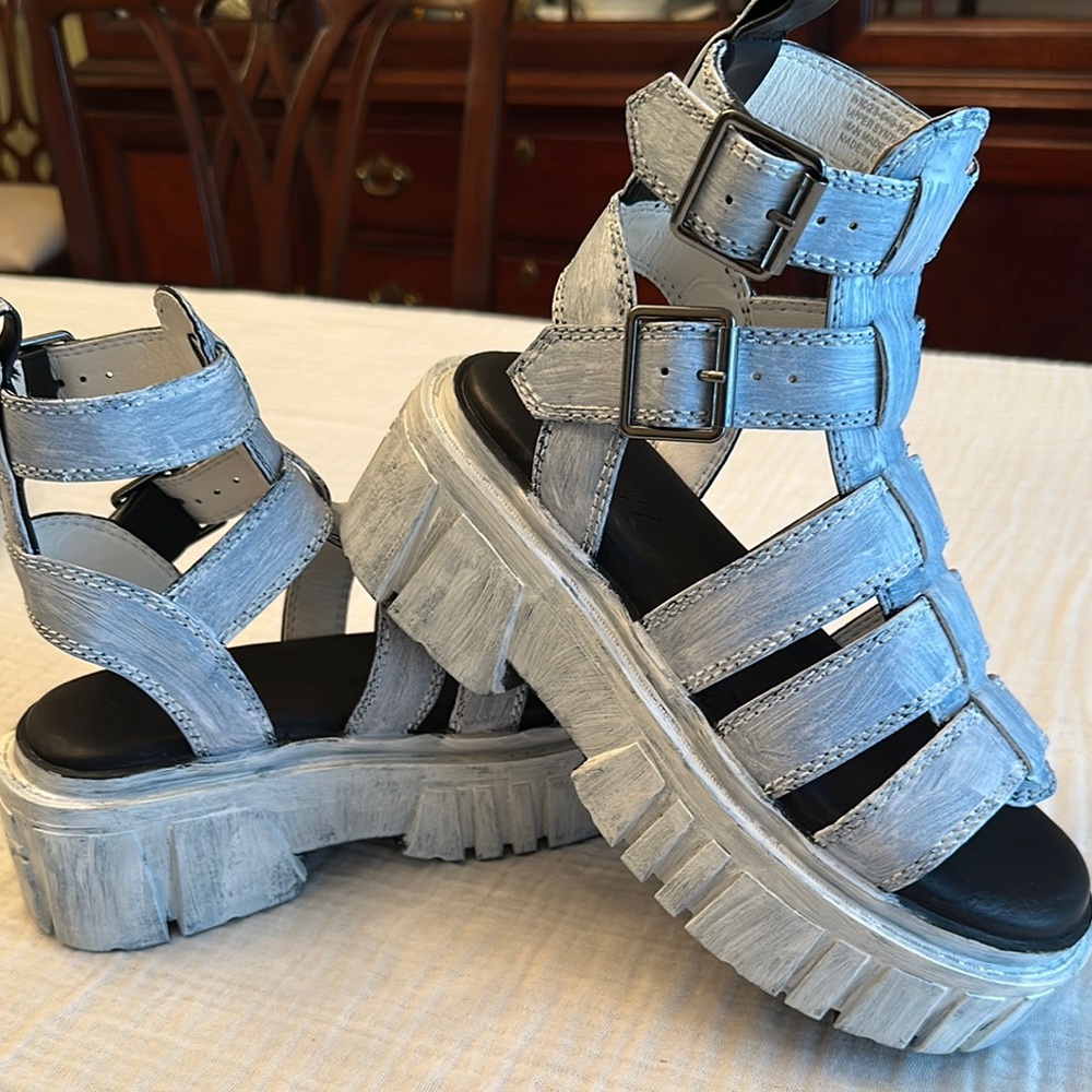 NIB Dolls Kill Widow Call the Spirits Gladiator Sandals